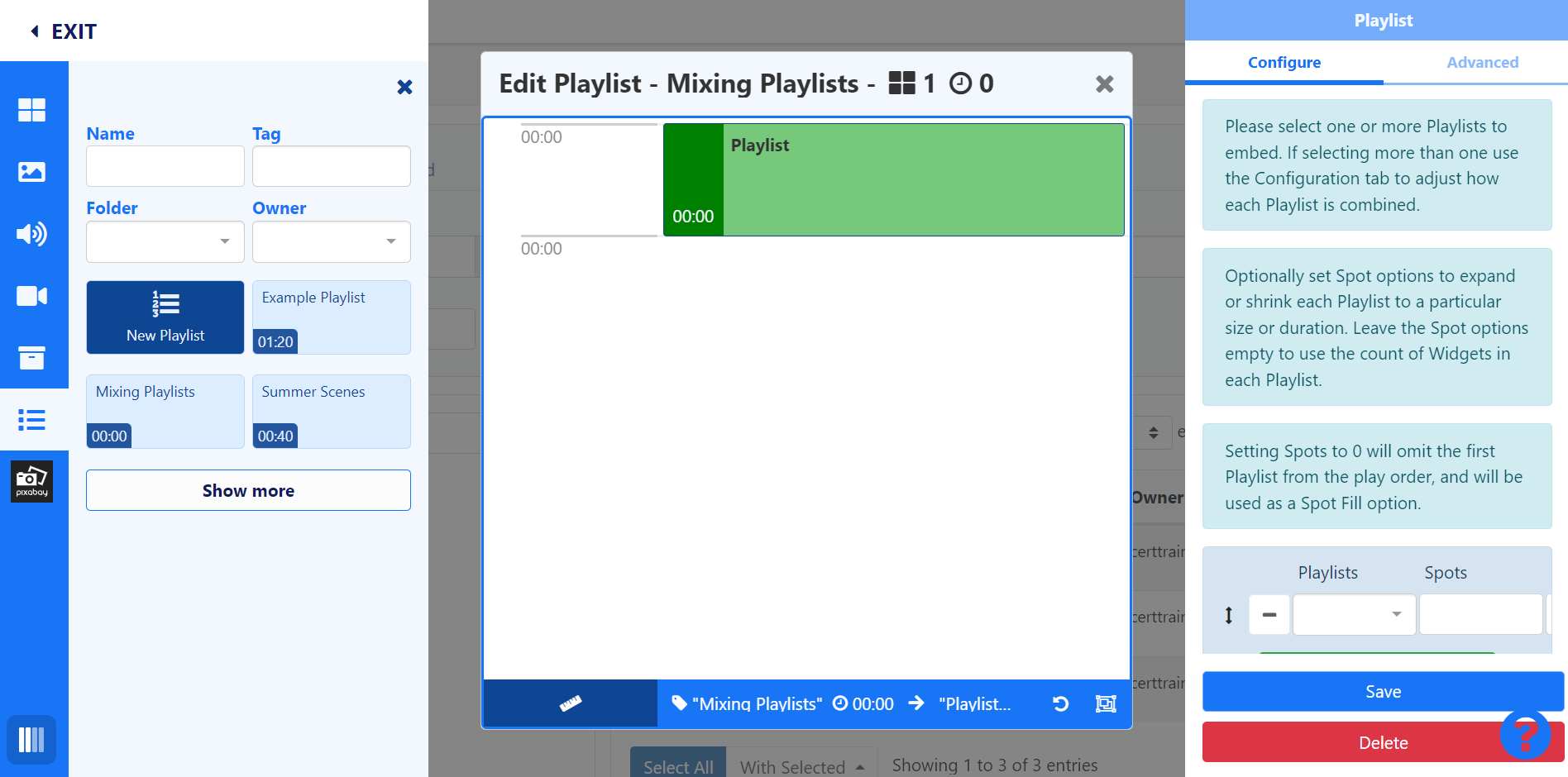 Embedding Playlists