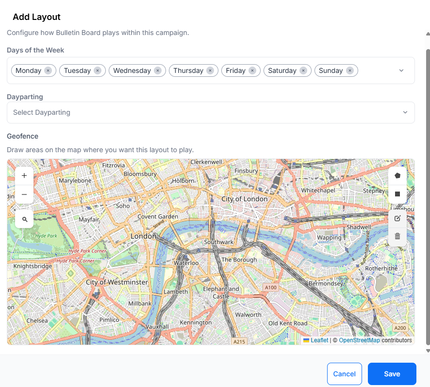 Assign Layouts Ad Campaign