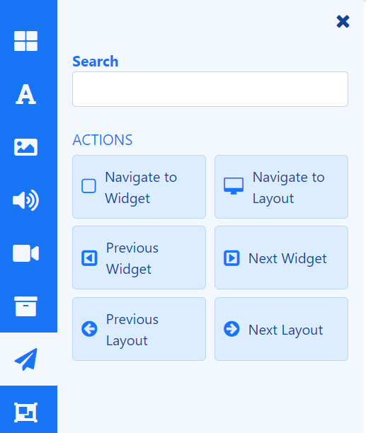 Toolbar Interactive Actions