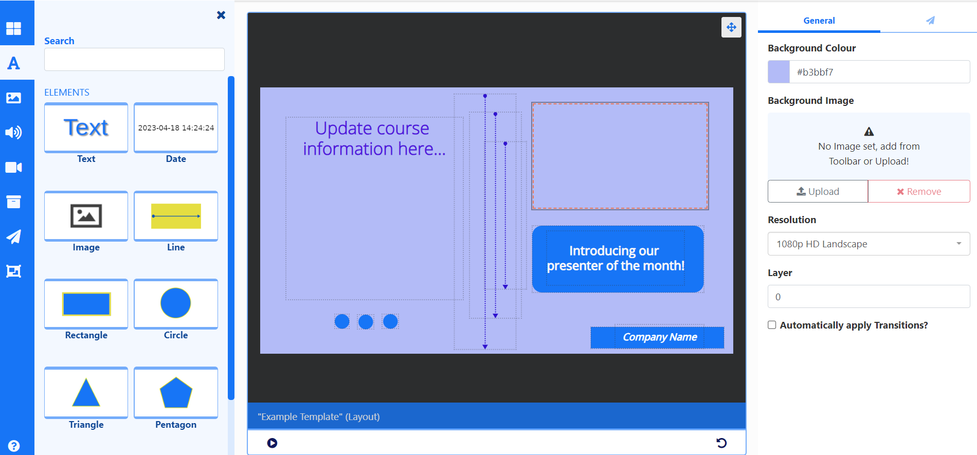 Example Template