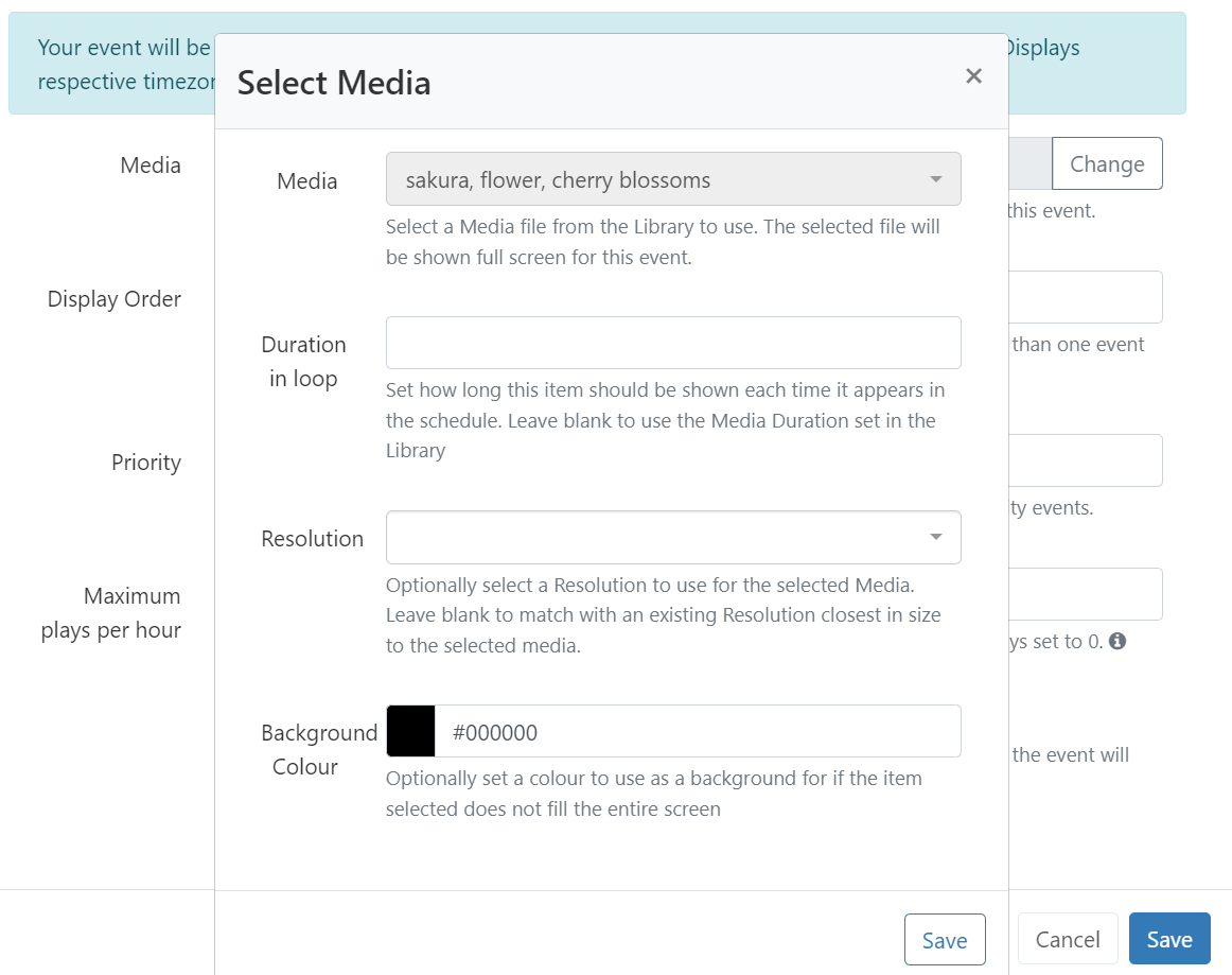 Schedule Library Media