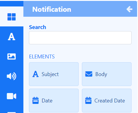 Notification Elements