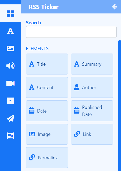 Ticker Elements