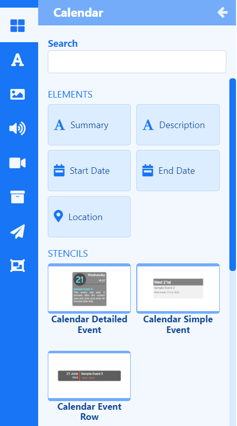 Calendar Elements