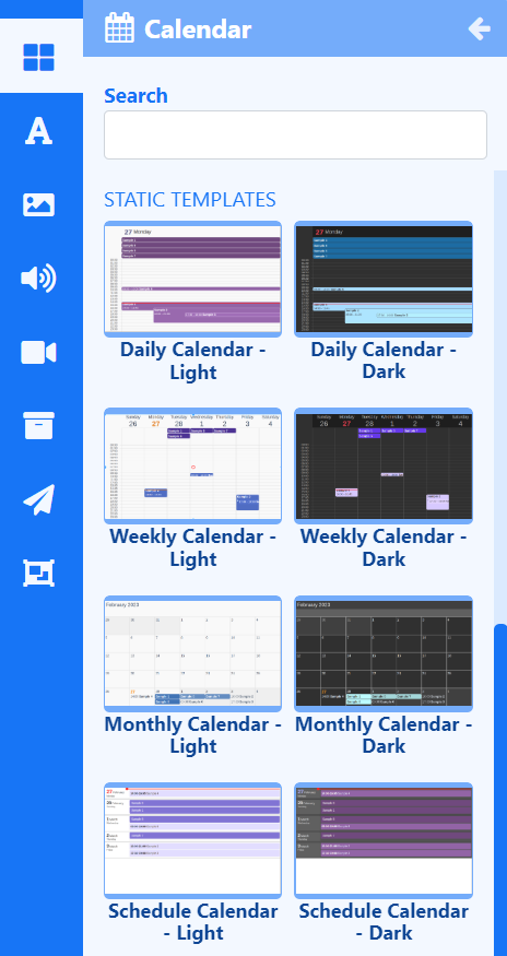 Calendar Elements