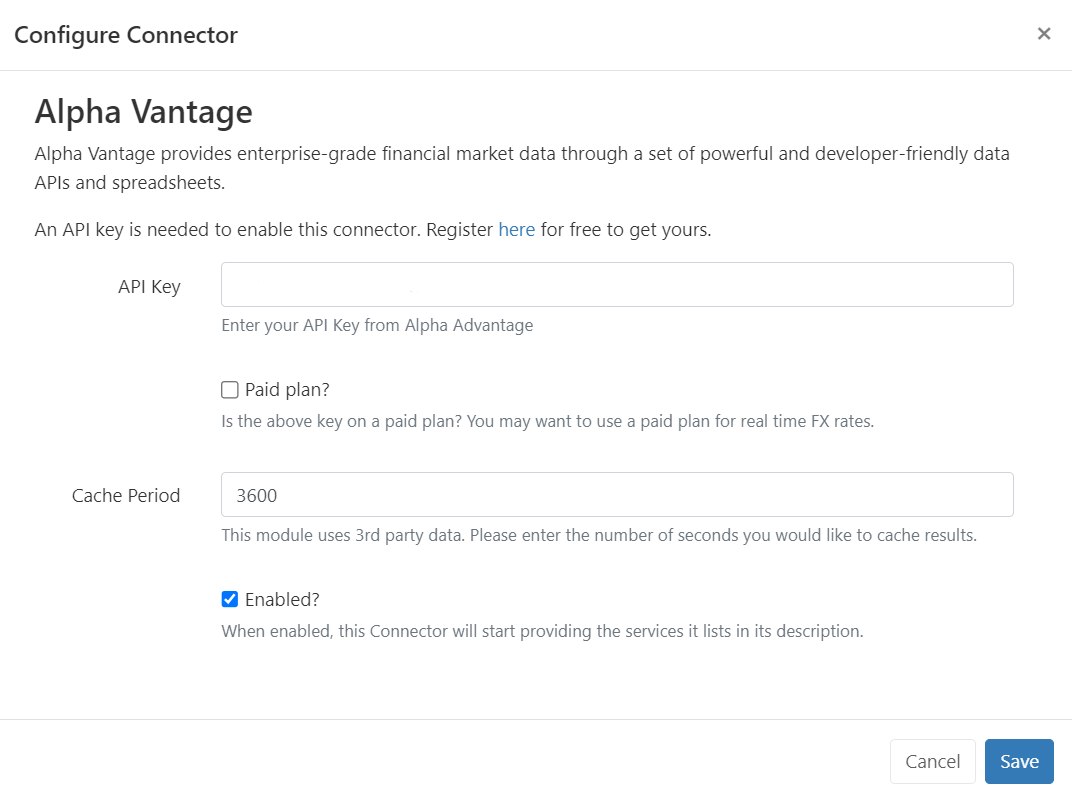 Configure Connectors