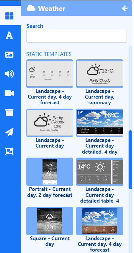 Weather Templates