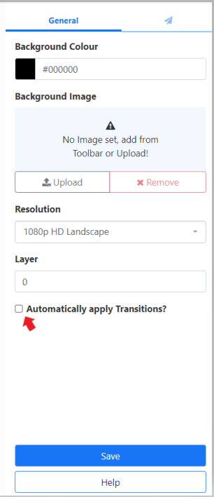 Transitions Layout